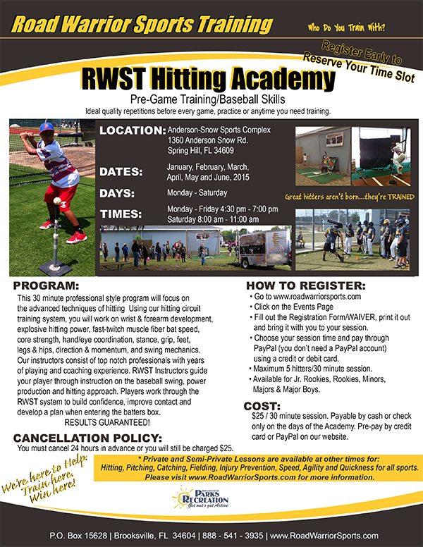 RWST Hitting Academy